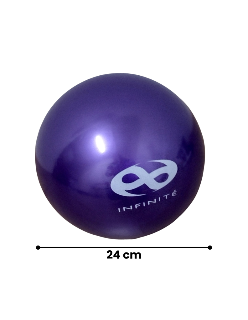 Infinité Mini Pelota de Yoga o Pilates/Mini Ball PVC Diametro 24 cm IF-PY24