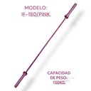 Infinité Barra Olímpica de Aluminio Color Rosa 180 CM 5 KG IF-180/PINK