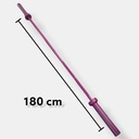 Infinité Barra Olímpica de Aluminio Color Rosa 180 CM 5 KG IF-180/PINK