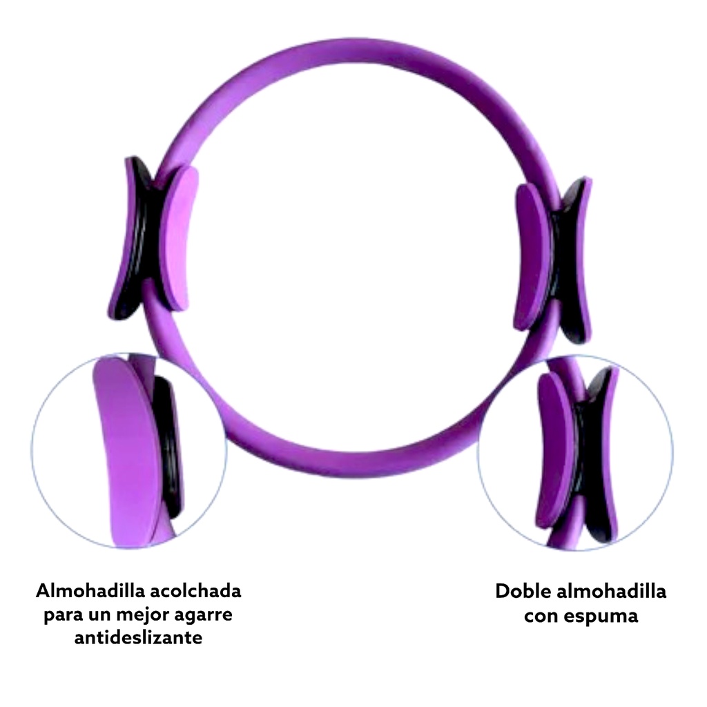 Infinité Aro de Yoga y Pilates Color Purpura 38cm Diametro IF-AY1