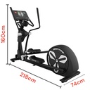 Bodytone Elíptica Cross Trainer Pantalla Touch Multimedia de 21" BT-EVOE1+
