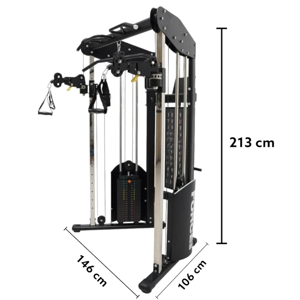 Force USA Personal Trainer Machine/Crossover en V/Polea Dual F-FT