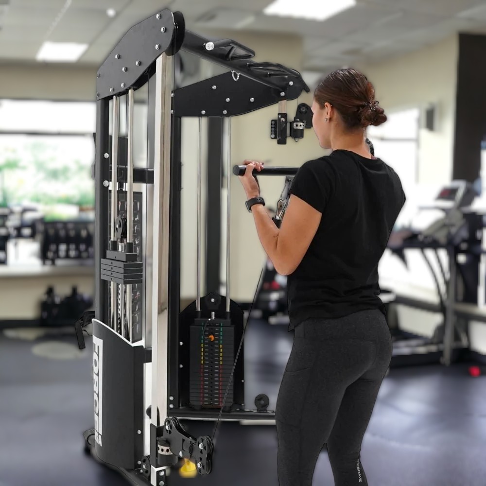 Force USA Personal Trainer Machine/Crossover en V/Polea Dual F-FT