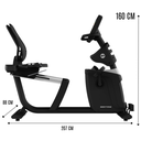 Bodytone Bicicleta Reclinada Profesional / Recumbent Bike BT-EVOR+