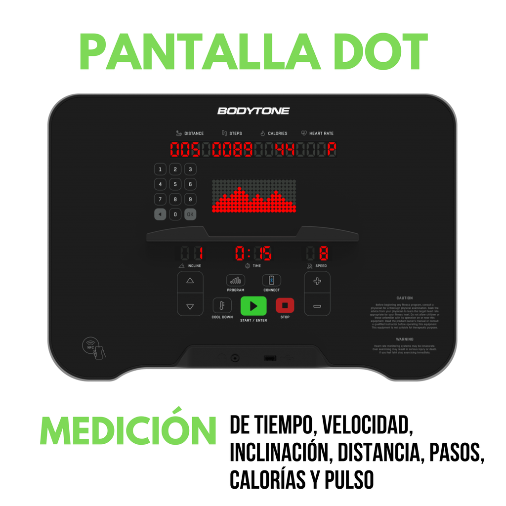 Bodytone Bicicleta Reclinada Profesional / Recumbent Bike BT-EVOR+