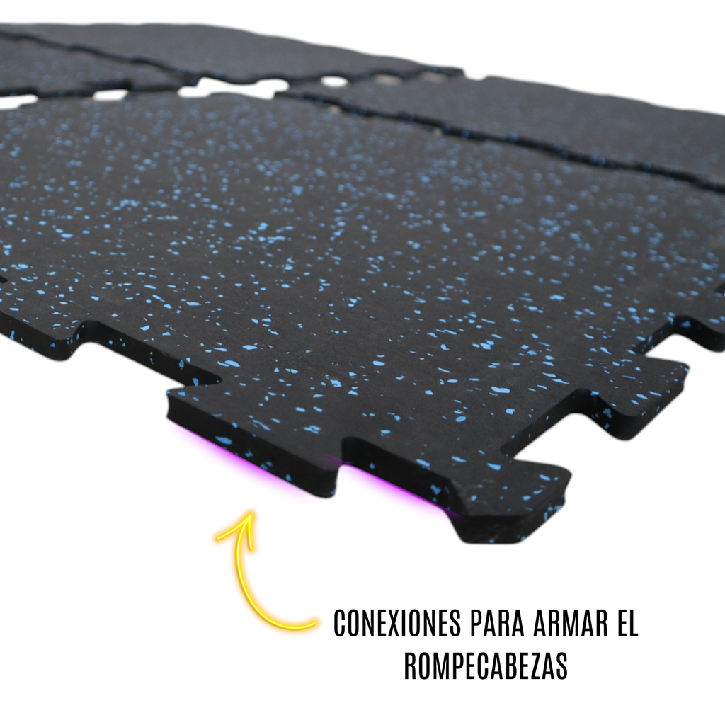 Infinité Piso Interlocking tile  Grosor 8mm 50cmx50cm  4PiezasM²