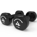 Par Mancuernas de vinilo / Vinyl dumbbell 4 kg BT-V4