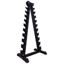 Soporte o Rack para mancuernas hexagonales y vinilicas-10 pares (1 a 10 Kg) BT-ER10