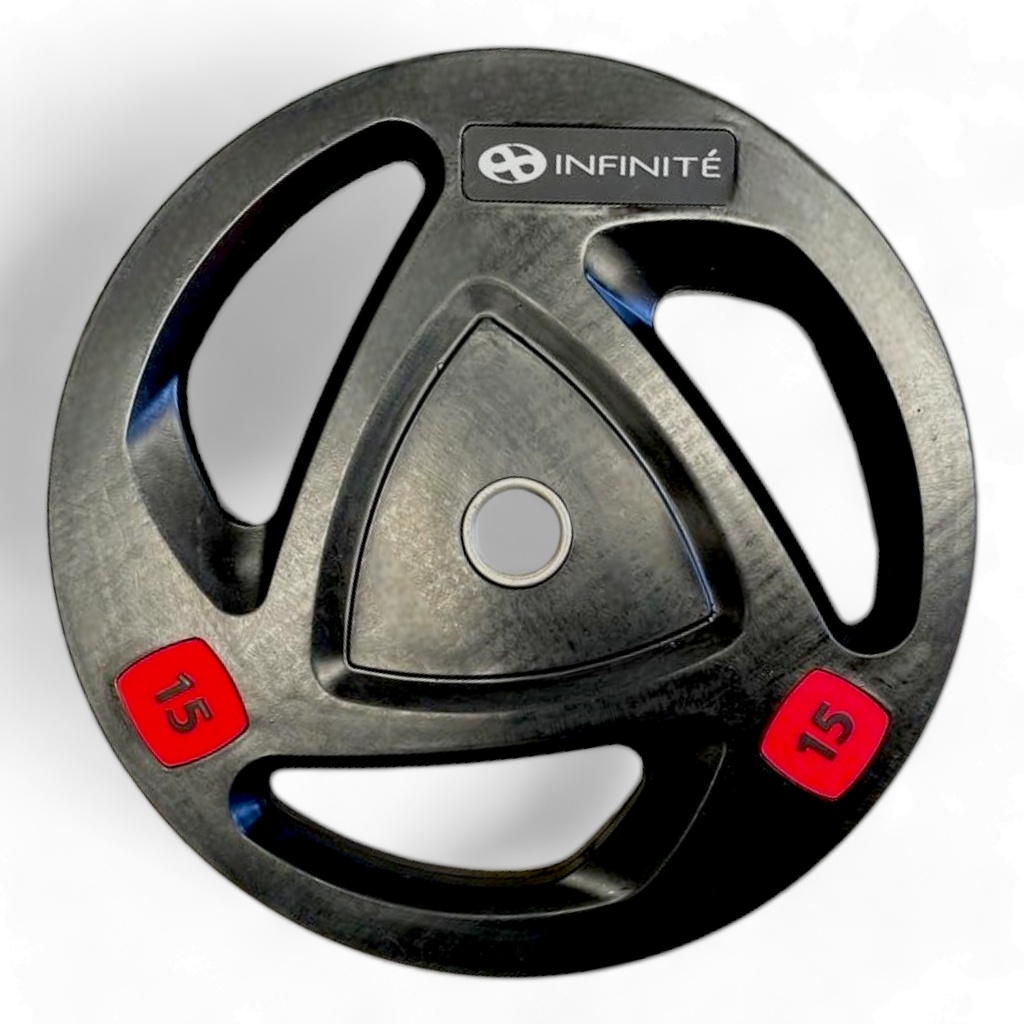 Infinité Disco Estándar Profesional con forro de goma, diámetro interior 28 mm 15 Kg IF-28/15K