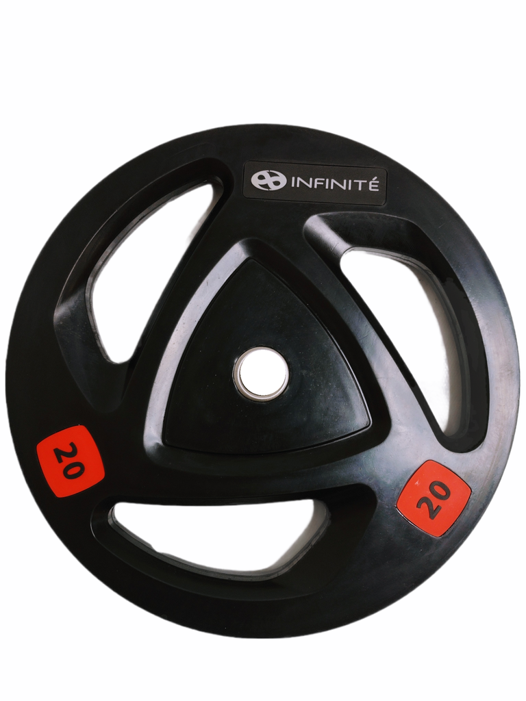 Infinité Disco Estándar Profesional con forro de goma, diámetro interior 28 mm 20 Kg IF-28/20K