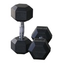 Infinité Mancuerna Hexagonal Goma de alta Resistencia Par 30 Kg IF-HK30