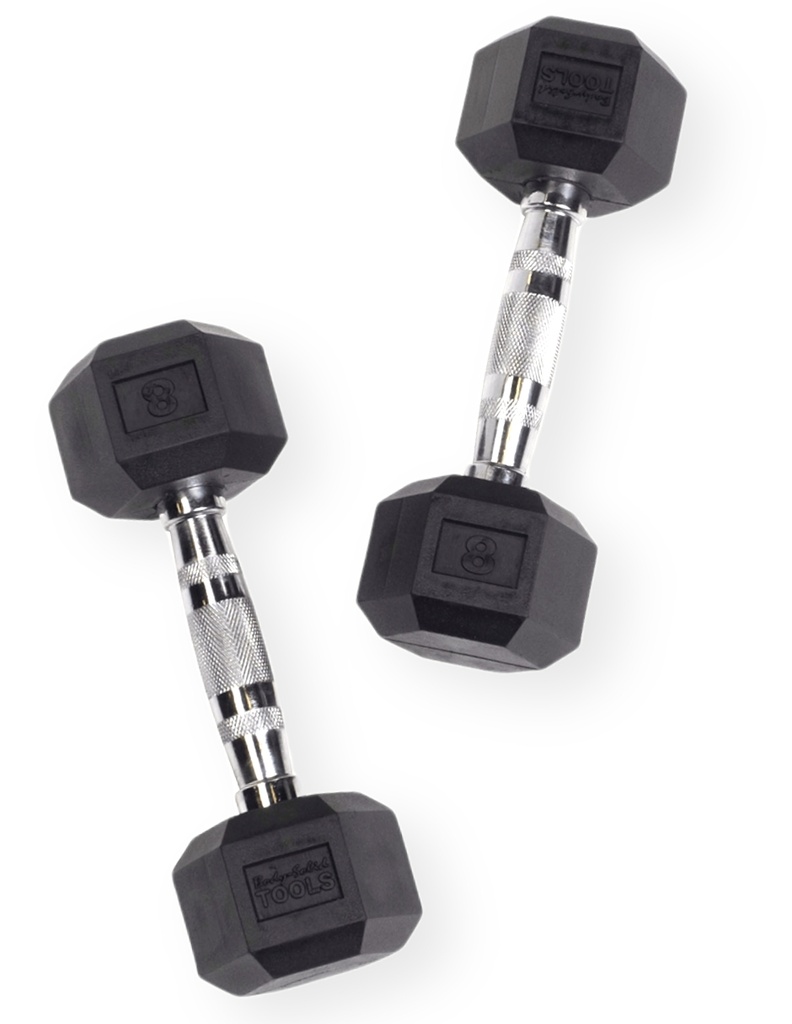 BODYSOLID MANCUERNA HEXAGONAL 8 LIBRAS (PAR) SDR8