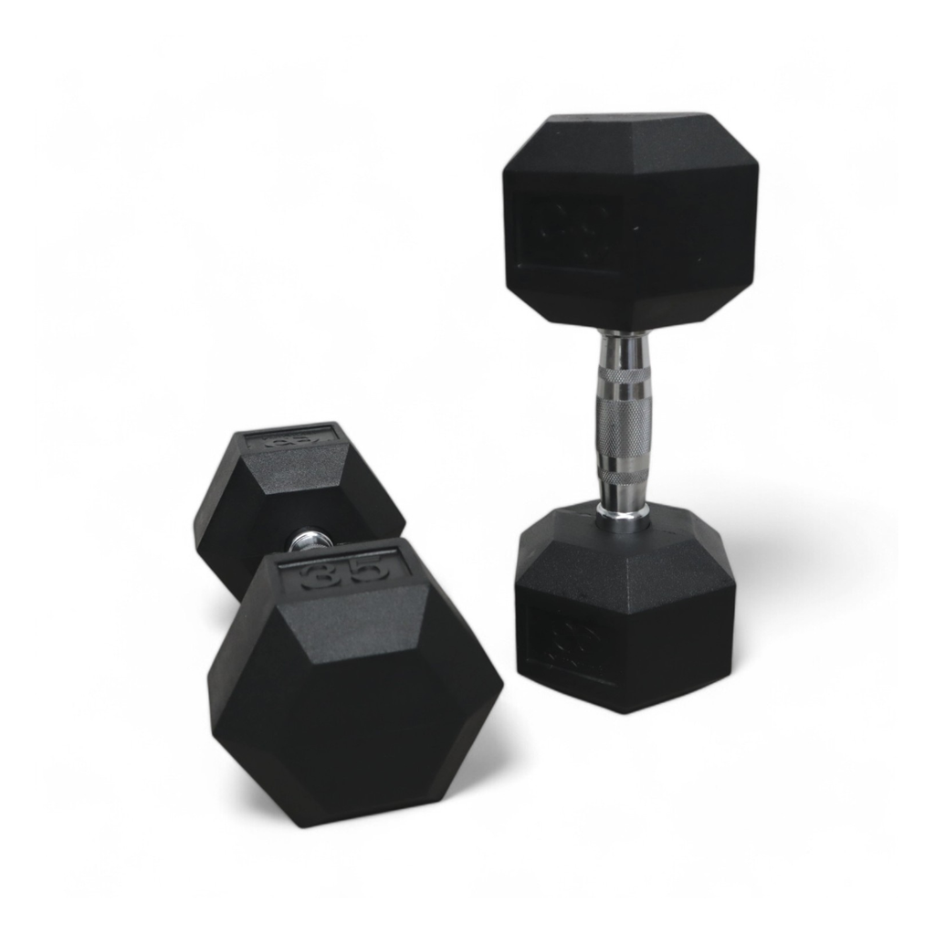 Infinité Mancuerna Hexagonal Goma de alta Resistencia Par 35 Libras IF-HL35