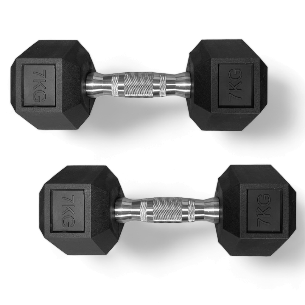 Infinité Mancuerna Hexagonal de 7 kg Linea economica IF-LEHK7 (PAR)