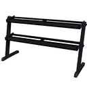 Body Solid Soporte para Mancuernas de 2 Niveles para Hexagonales o Redondas/ 2 Tier Dumbell Rack BS-GDR60B