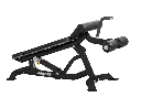 Hoist Banco de abdominales declinado ajustable Negro/ abdominal adjustable bench Black HF-CF-3264 