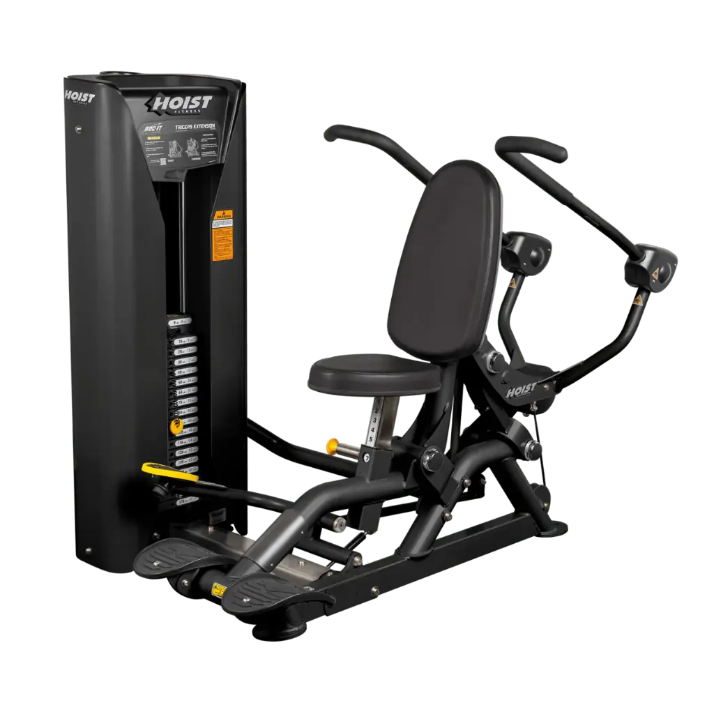 HOIST Triceps Extension Black / Extensión de tríceps ROC-IT Pila pesada Negro/ HF-RS-1103