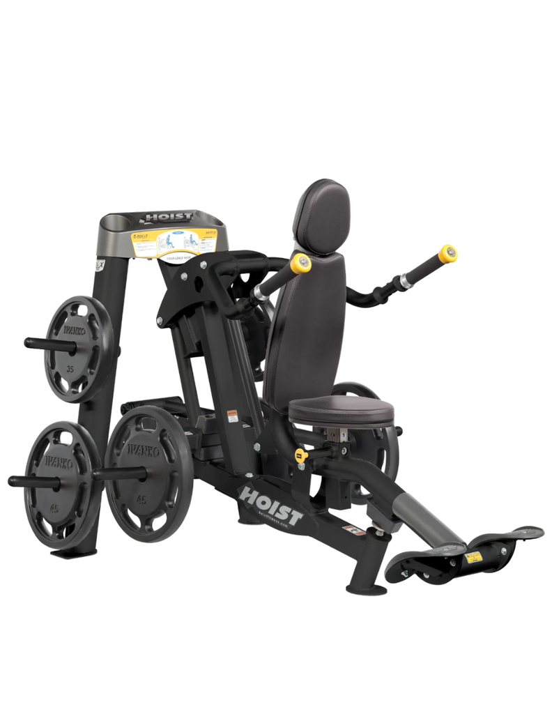 Hoist Fitness Plate Loaded Tricep Dip Black / Fondos de tríceps con carga de disco Negro / HF-RPL-5101