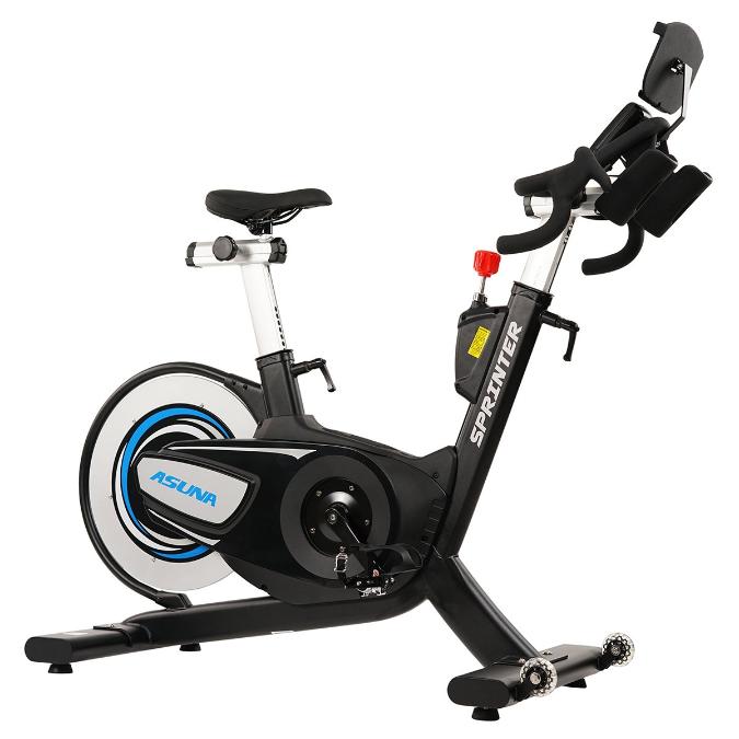 Sunny Health & Fitness - Bicicleta Entrenadora de Pista Comercial -Ciclismo Interior ASUNA - SF-B6100