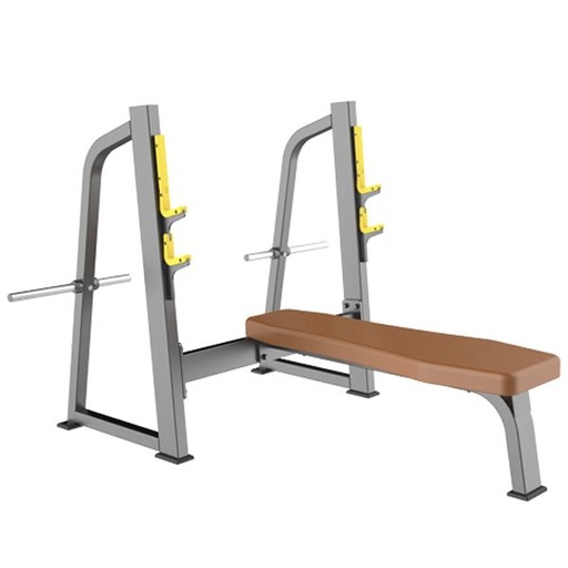 [IF-F43] INFINITé Banco Plano Olimpico uso comercial para gimnasio disponible en color Negro IF-F43