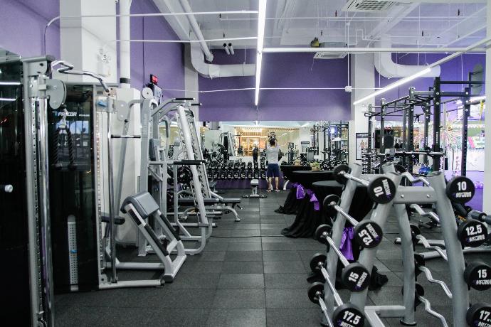 assorted gym equipment inside the gym