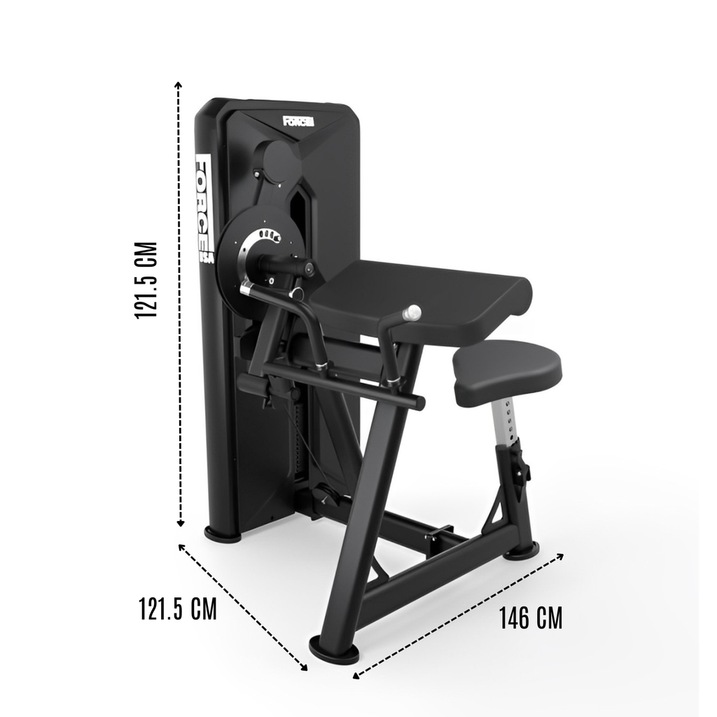 Force USA Curl de Bíceps y Extensión de Tríceps- Bicep / Tricep Machine F-K-BT