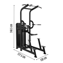 [F-K-ACUD]FORCE USA  Assisted Chin-Up / Dip Machine F-K-ACUD