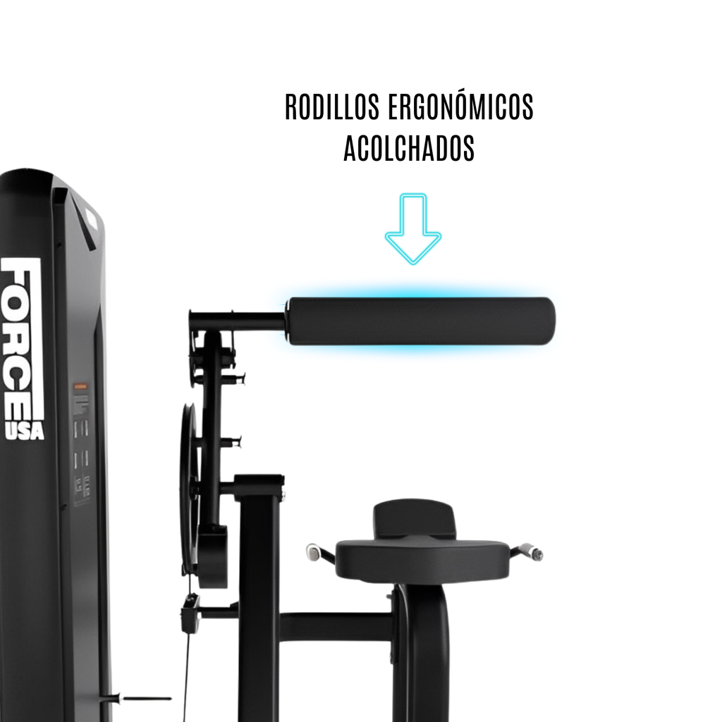 Force USA Abdominales y Extensión de Espalda- Abdominal / Back Extension Machine F-K-ABE