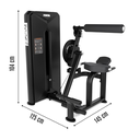 Force USA Abdominales y Extensión de Espalda- Abdominal / Back Extension Machine F-K-ABE