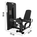 Force USA Extensión y Curl de Piernas- Leg Extension / Leg Curl Machine F-K-LELC