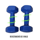 VINYL DUMBBELLS/ MANCUERNAS DE VINIL PAR 5 KG INFINITé