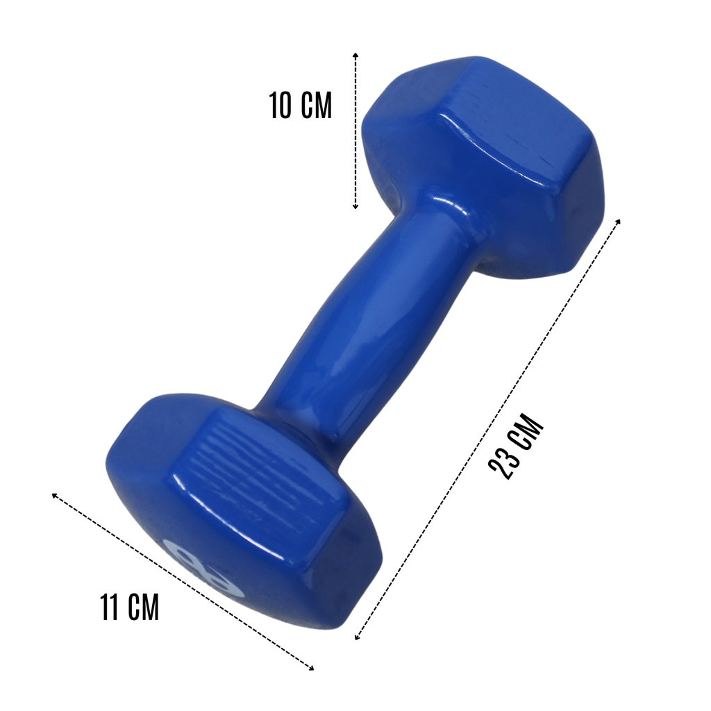 VINYL DUMBBELLS/ MANCUERNAS DE VINIL PAR 5 KG INFINITé