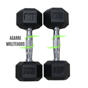 Infinité Mancuerna Hexagonal Goma de alta Resistencia Par 10 Lb IF-HL10