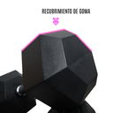 Infinité Mancuerna Hexagonal Goma de alta Resistencia Par 45 Lb IF-HL45