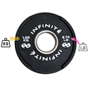 infinité disco olimpico profesional de uretano 1.25 kg IF-DU1.25