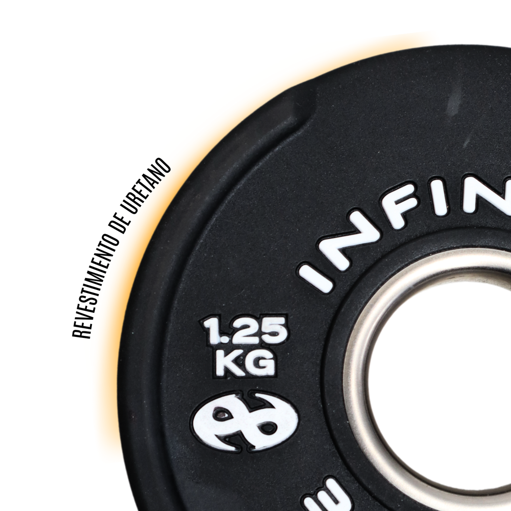 infinité disco olimpico profesional de uretano 1.25 kg IF-DU1.25