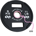 Infinité Disco Olímpico Profesional de Uretano 5 KG IF-DU5