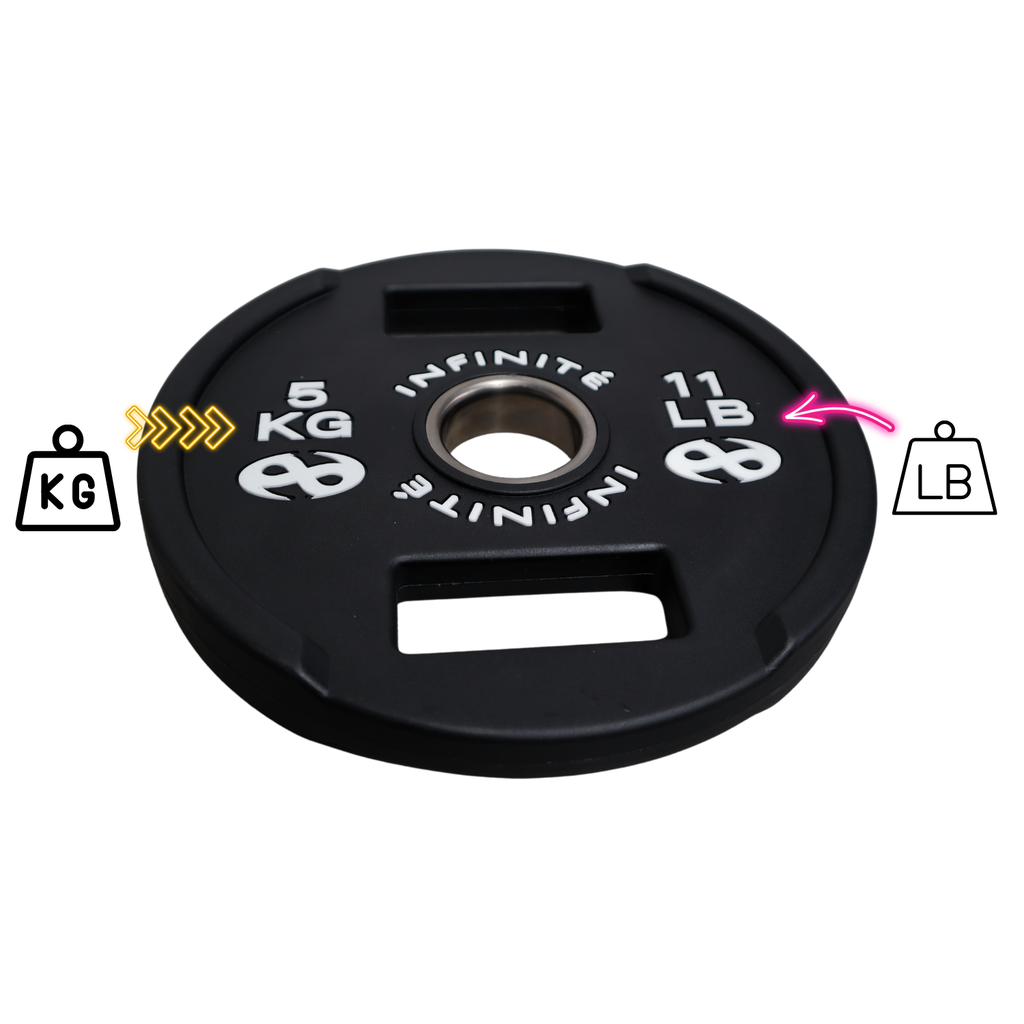 Infinité Disco Olímpico Profesional de Uretano 5 KG IF-DU5