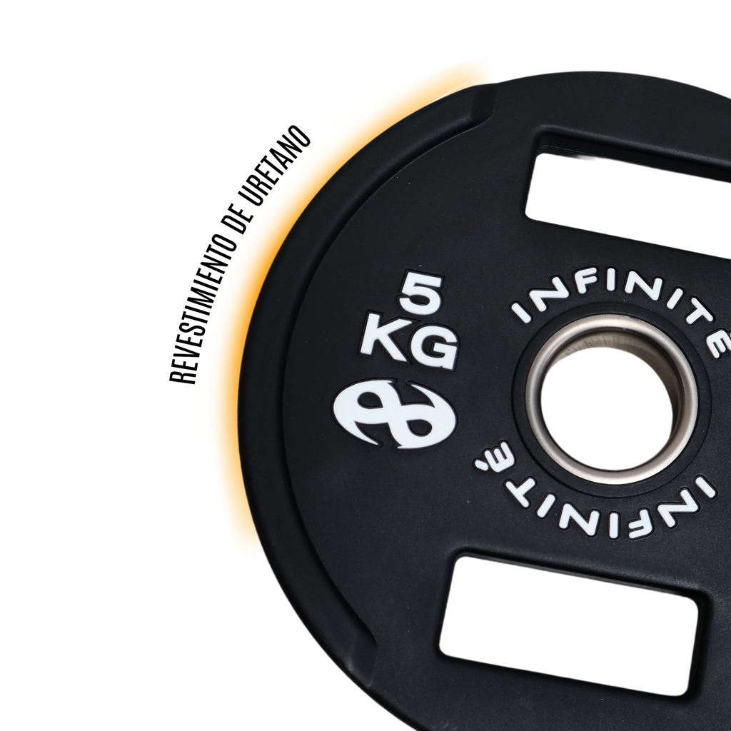 Infinité Disco Olímpico Profesional de Uretano 5 KG IF-DU5