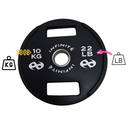 INFINITE disco de uretano olimpico profesional de uretano 10 kg IF-DU 10