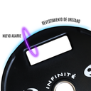 Infinité Disco Olímpico Profesional de Uretano 15kg IF-DU15