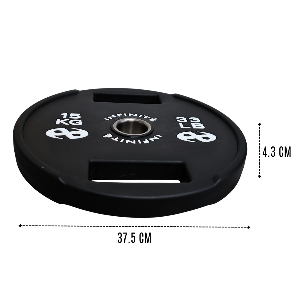 Infinité Disco Olímpico Profesional de Uretano 15kg IF-DU15