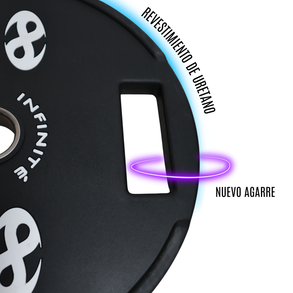 INFINITÉ disco olimpico profesional de uretano 20 kg IF-DU20KG