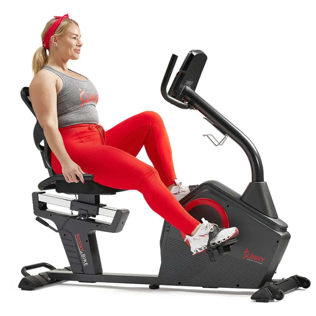 Sunny Health and Fitness Bicicleta Recumbente Profesional Programable SF-RB4850SMART