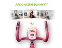Sunny Health and fitness Bicicleta reclinada inteligente magnética Rosa SF-RB422003P