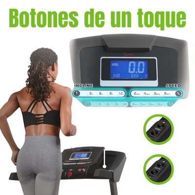 Sunny Health & Fitness Caminadora Inteligente con Auto inclinación SF-T7515-SMART