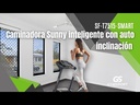 Sunny Health & Fitness Caminadora Inteligente con Auto inclinación SF-T7515-SMART