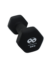 Infinité Par de Mancuernas de Neopreno 3kg IF-MN3-BLK 