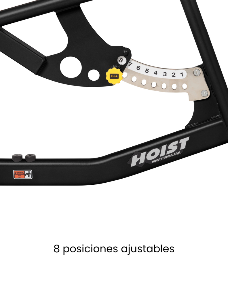 Hoist fitness Hiperextensión Romana de Espalda Negro / Back Roman Hyperextension HF-5664-PL