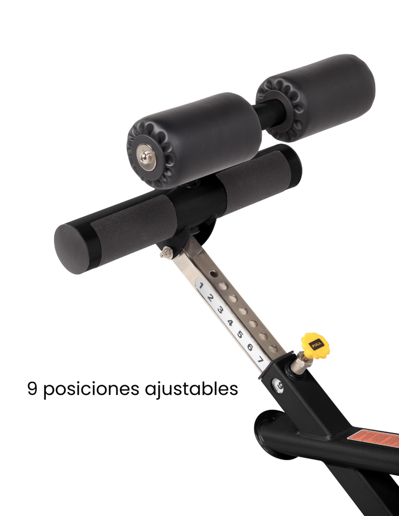 Hoist fitness Hiperextensión Romana de Espalda Negro / Back Roman Hyperextension HF-5664-PL